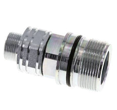 Steel DN 20 Hydraulic Coupling Socket 16 mm S Compression Ring ISO 14541/8434-1 D M42 x 2