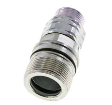 Steel DN 20 Hydraulic Coupling Socket 20 mm S Compression Ring ISO 14541/8434-1 D M42 x 2
