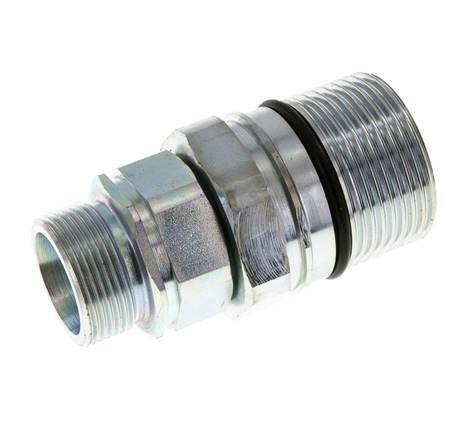 Steel DN 25 Hydraulic Coupling Socket 25 mm S Compression Ring ISO 8434-1 D M48 x 3