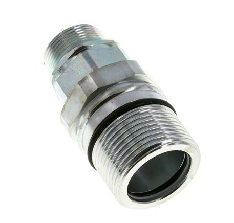 Steel DN 25 Hydraulic Coupling Socket 25 mm S Compression Ring ISO 8434-1 D M48 x 3