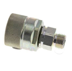 Steel DN 10 Hydraulic Coupling Plug 10 mm L Compression Ring ISO 14541/8434-1 D M28 x 2