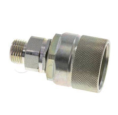 Steel DN 10 Hydraulic Coupling Plug 10 mm L Compression Ring ISO 14541/8434-1 D M28 x 2