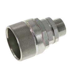 Steel DN 12.5 Hydraulic Coupling Plug 15 mm L Compression Ring ISO 14541/8434-1 D M36 x 2