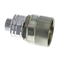 Steel DN 20 Hydraulic Coupling Plug 15 mm L Compression Ring ISO 14541/8434-1 D M42 x 2