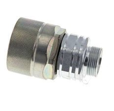 Steel DN 20 Hydraulic Coupling Plug 18 mm L Compression Ring ISO 14541/8434-1 D M42 x 2