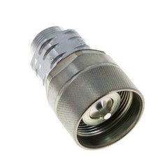 Steel DN 20 Hydraulic Coupling Plug 18 mm L Compression Ring ISO 14541/8434-1 D M42 x 2
