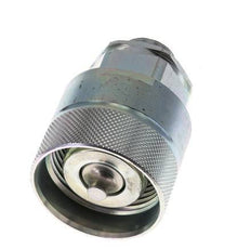 Steel DN 25 Hydraulic Coupling Plug 18 mm L Compression Ring ISO 8434-1 D M48 x 3