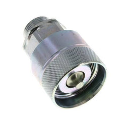 Steel DN 25 Hydraulic Coupling Plug 22 mm L Compression Ring ISO 8434-1 D M48 x 3