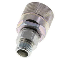 Steel DN 10 Hydraulic Coupling Plug 10 mm S Compression Ring ISO 14541/8434-1 D M28 x 2