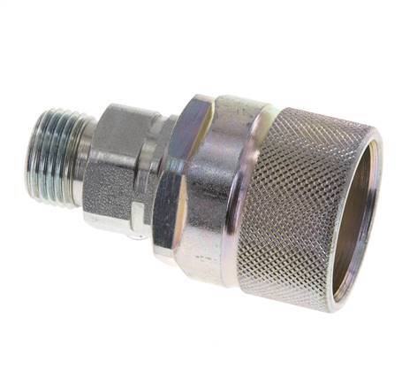 Steel DN 10 Hydraulic Coupling Plug 10 mm S Compression Ring ISO 14541/8434-1 D M28 x 2
