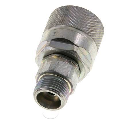 Steel DN 10 Hydraulic Coupling Plug 12 mm S Compression Ring ISO 14541/8434-1 D M28 x 2