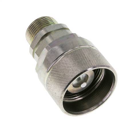 Steel DN 12.5 Hydraulic Coupling Plug 16 mm S Compression Ring ISO 14541/8434-1 D M36 x 2
