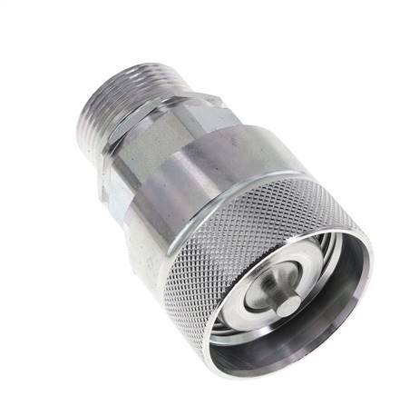 Steel DN 25 Hydraulic Coupling Plug 25 mm S Compression Ring ISO 8434-1 D M48 x 3