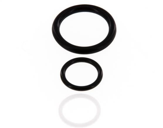 PTFE/NBR Seals Set for ISO 14541 Hydraulic Coupling (M 24 x 2 and 35 mm) [2 Pieces]