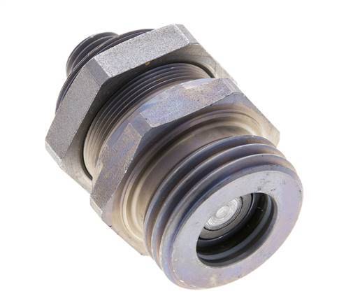 Steel Hydraulic Coupling Socket 8 mm L Cutting Ring ISO 14540/8434-1 D M32 x 3