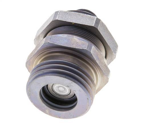 Steel Hydraulic Coupling Socket 8 mm L Cutting Ring ISO 14540/8434-1 D M32 x 3