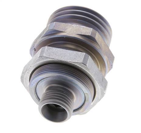 Steel Hydraulic Coupling Socket 10 mm L Cutting Ring ISO 14540/8434-1 D M32 x 3