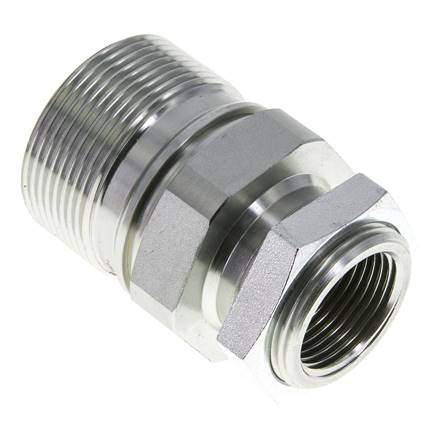 Acero EDBRO Acoplamientos roscados G 1 pulgada Rosca hembra Mitad fija D 54 mm