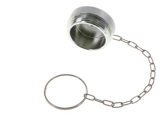 Tapa de protección contra el polvo de acero UNS 2-1/8"-10 para el zócalo de acoplamiento