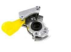 Control Yellow Aluminum Gladhand Coupling M16x1.5 Female Threads DIN 74342