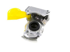 Control Yellow Aluminum Gladhand Coupling M16x1.5 Female Threads DIN 74342