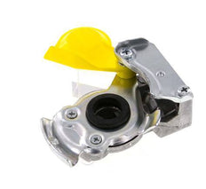Control Yellow Aluminum Gladhand Coupling M22x1.5 Female Threads DIN 74342