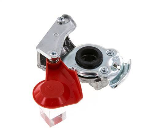 Supply Red Aluminum Gladhand Coupling M16x1.5 Female Threads DIN 74342