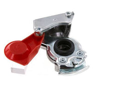 Supply Red Aluminum Gladhand Coupling M16x1.5 Female Threads DIN 74342