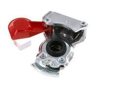 Supply Red Aluminum Gladhand Coupling M16x1.5 Female Threads DIN 74342