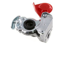 Supply Red Aluminum Gladhand Coupling M16x1.5 Female Threads DIN 74342