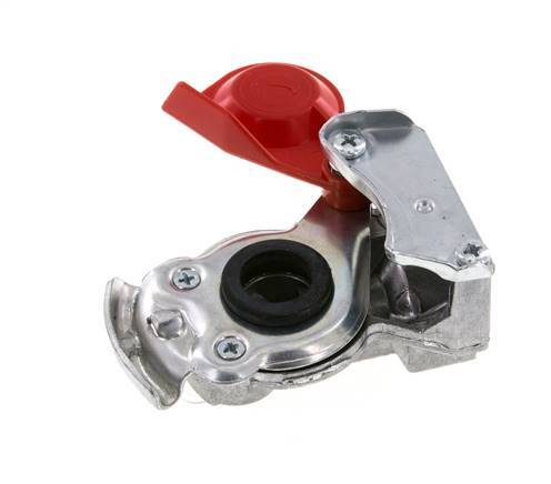 Supply Red Aluminum Gladhand Coupling M22x1.5 Female Threads DIN 74342