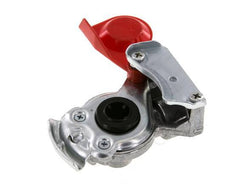Supply Red Aluminum Gladhand Coupling M16x1.5 Female Threads DIN 74254