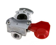 Supply Red Aluminum Gladhand Coupling M16x1.5 Female Threads DIN 74254