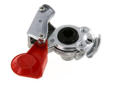 Supply Red Aluminum Gladhand Coupling M16x1.5 Female Threads DIN 74254