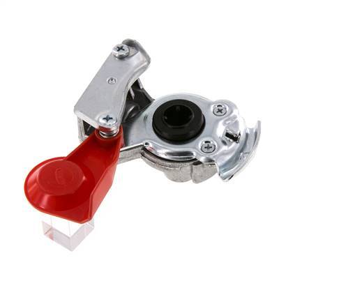 Supply Red Aluminum Gladhand Coupling M22x1.5 Female Threads DIN 74254