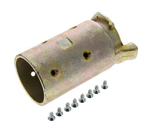 Sandblast Coupling 42x60 mm Hose Connection Malleable Cast Iron Coupling Length 137 mm