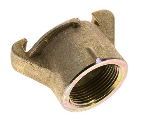 Sandblast Coupling 1 1/4'' Female Threads Malleable Cast Iron Coupling Length 55 mm
