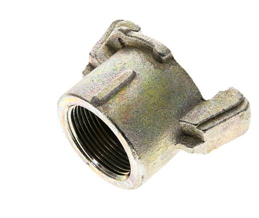 Acoplamiento con chorro de arena 1 1/4'' rosca hembra Acoplamiento de fundición maleable Longitud 62 mm