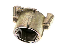 Sandblast Coupling 1 1/2'' Female Threads Malleable Cast Iron Coupling Length 62 mm