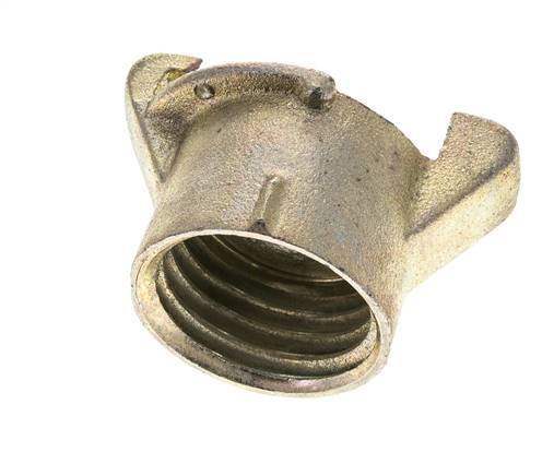 Sandblast Coupling 50 mm Female Threads Malleable Cast Iron Coupling Length 55 mm