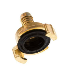 13 mm (1/2'') Hose Barb GEKA Garden Hose Brass Coupling [2 Pieces]