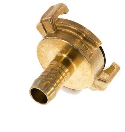 13 mm (1/2'') Hose Barb GEKA Garden Hose Brass Coupling [2 Pieces]