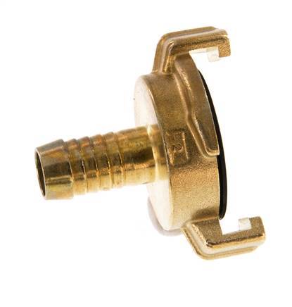 13 mm (1/2'') Hose Barb GEKA Garden Hose Brass Coupling [2 Pieces]