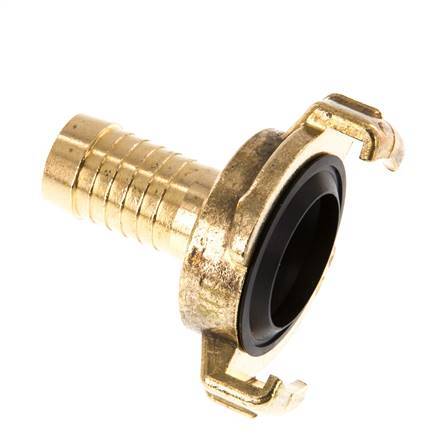16 mm (5/8'') Hose Barb GEKA Garden Hose Brass Coupling [2 Pieces]