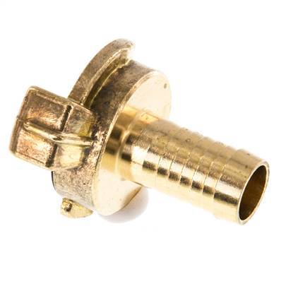 16 mm (5/8'') Hose Barb GEKA Garden Hose Brass Coupling [2 Pieces]