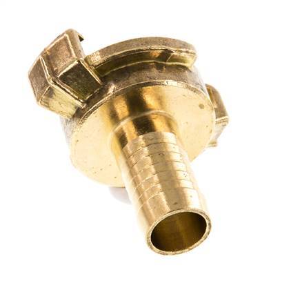 16 mm (5/8'') Hose Barb GEKA Garden Hose Brass Coupling [2 Pieces]