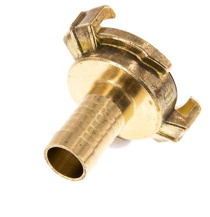 16 mm (5/8'') Hose Barb GEKA Garden Hose Brass Coupling [2 Pieces]