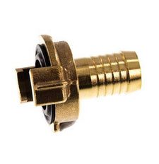 19 mm (3/4'') Hose Barb GEKA Garden Hose Brass Coupling [2 Pieces]