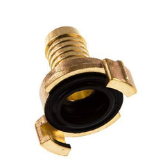 19 mm (3/4'') Hose Barb GEKA Garden Hose Brass Coupling [2 Pieces]