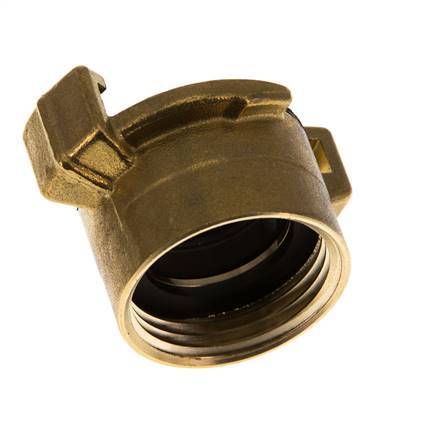 1'' Female GEKA Garden Hose Brass Coupling [2 Pieces]